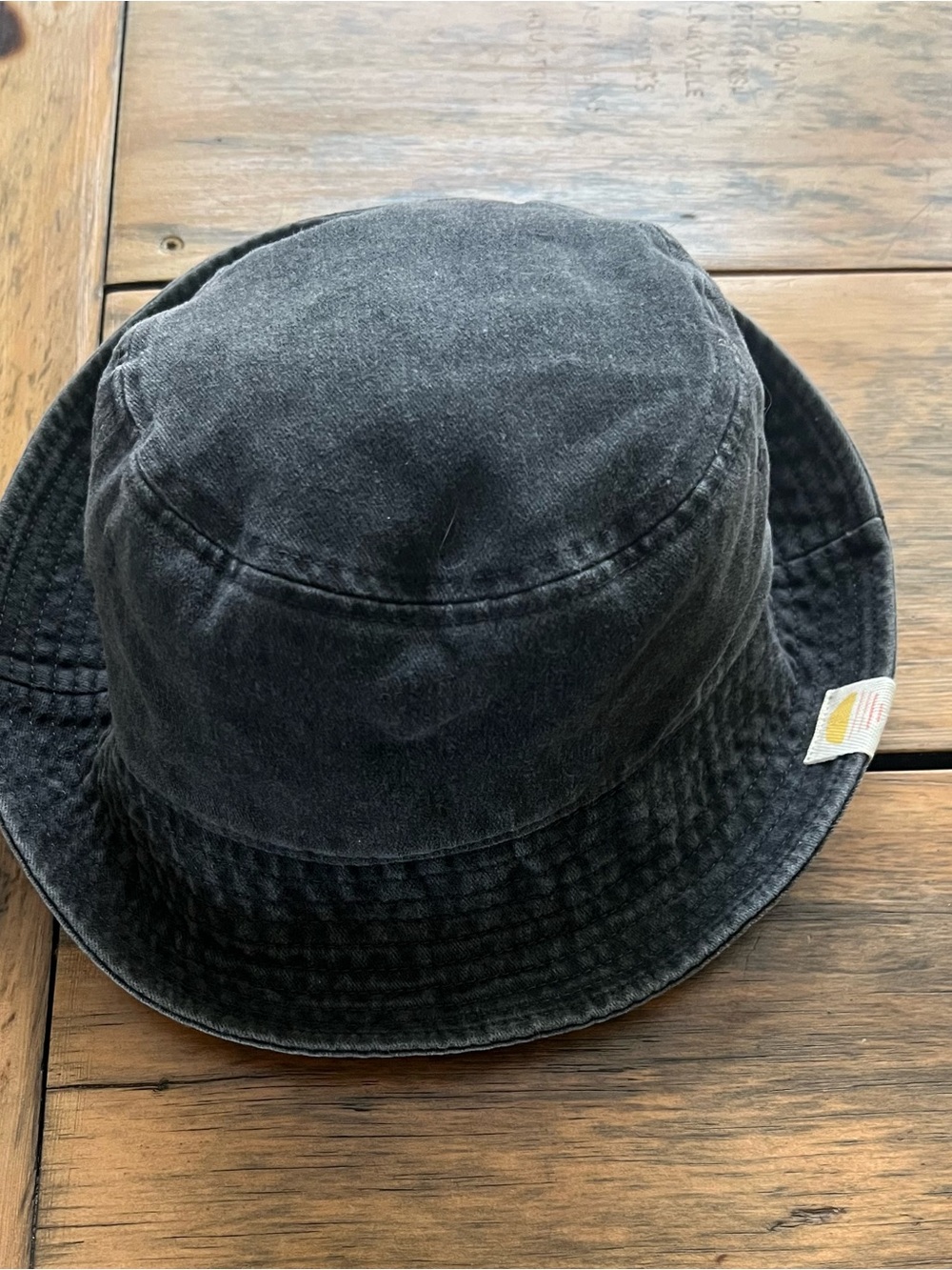 Kids Black Bucket Hat